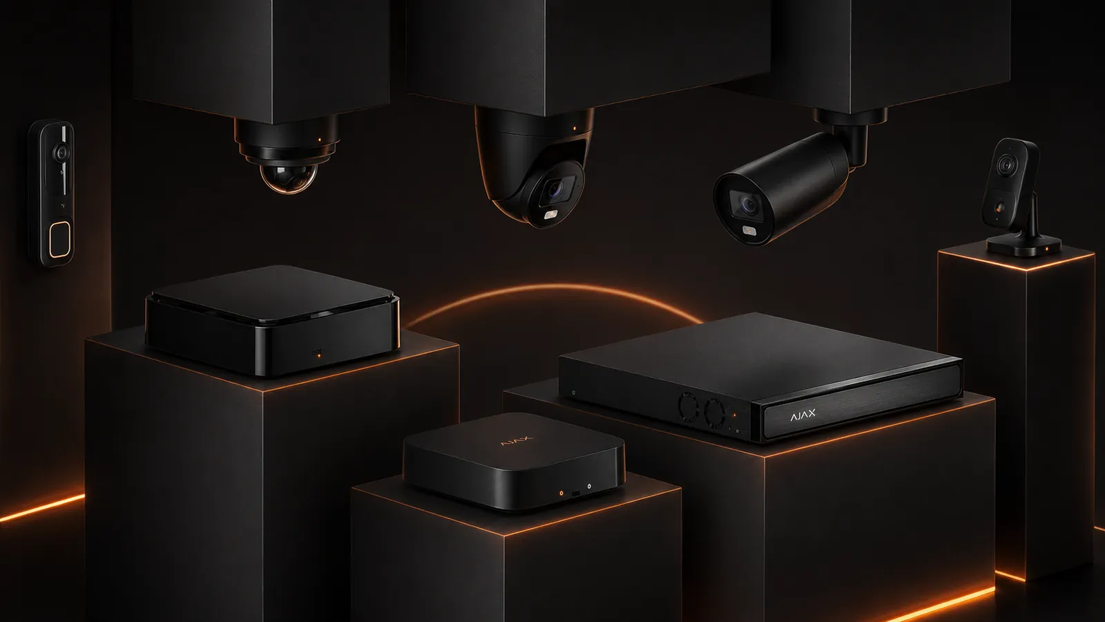 Cámaras CCTV AJAX: domo, turret, bullet, videoportero y NVR